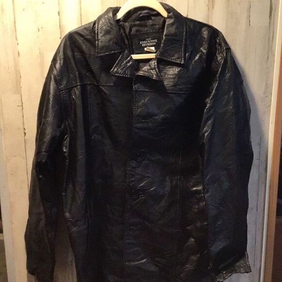Coat leather Haband Executive division size medium - Picture 1 of 7